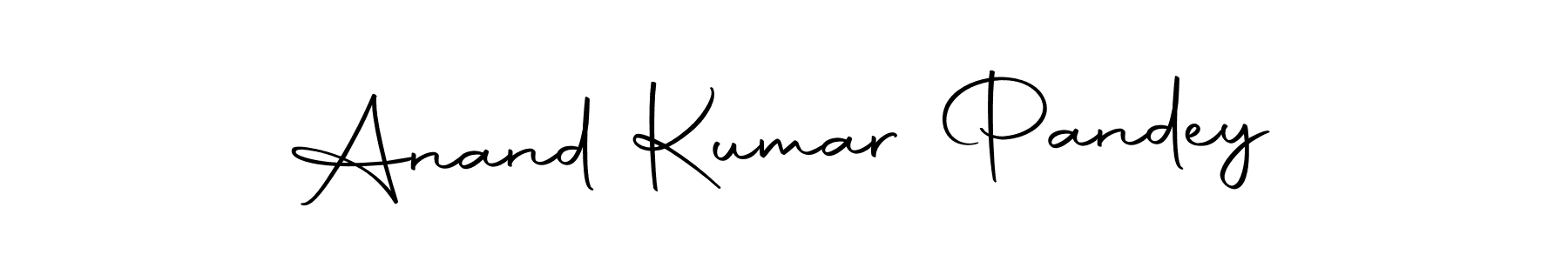 How to make Anand Kumar Pandey name signature. Use Autography-DOLnW style for creating short signs online. This is the latest handwritten sign. Anand Kumar Pandey signature style 10 images and pictures png