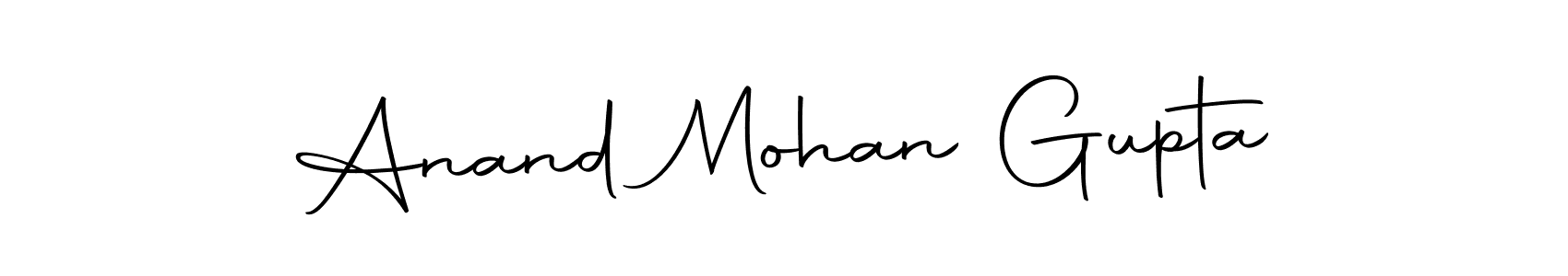 Make a short Anand Mohan Gupta signature style. Manage your documents anywhere anytime using Autography-DOLnW. Create and add eSignatures, submit forms, share and send files easily. Anand Mohan Gupta signature style 10 images and pictures png