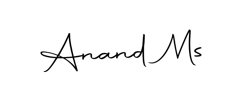 Design your own signature with our free online signature maker. With this signature software, you can create a handwritten (Autography-DOLnW) signature for name Anand Ms. Anand Ms signature style 10 images and pictures png