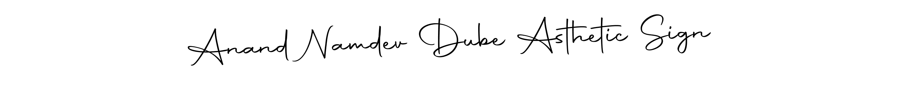 The best way (Autography-DOLnW) to make a short signature is to pick only two or three words in your name. The name Anand Namdev Dube Asthetic Sign include a total of six letters. For converting this name. Anand Namdev Dube Asthetic Sign signature style 10 images and pictures png