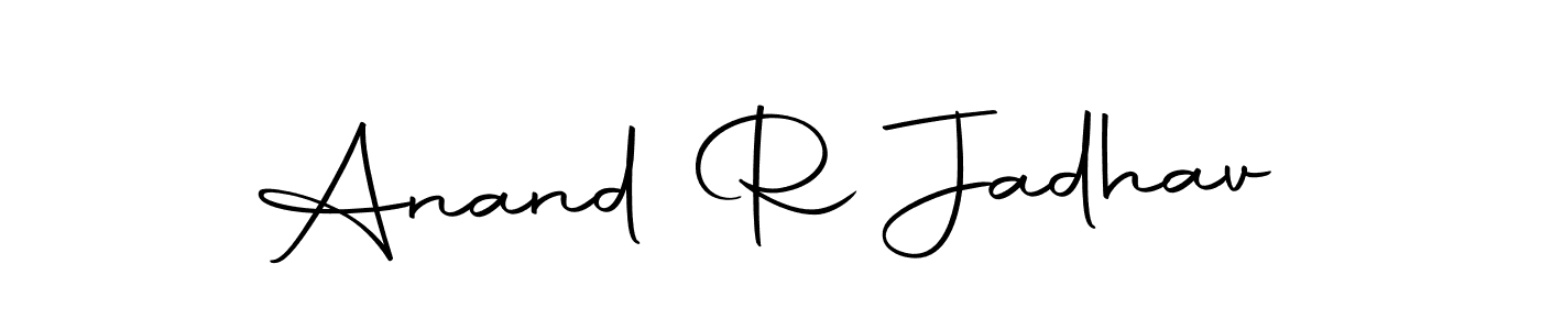 Create a beautiful signature design for name Anand R Jadhav. With this signature (Autography-DOLnW) fonts, you can make a handwritten signature for free. Anand R Jadhav signature style 10 images and pictures png