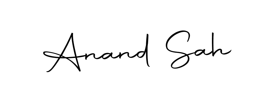 Make a beautiful signature design for name Anand Sah. Use this online signature maker to create a handwritten signature for free. Anand Sah signature style 10 images and pictures png