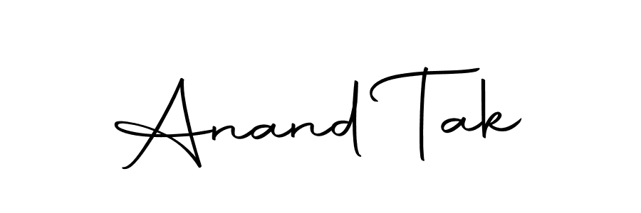 How to make Anand Tak signature? Autography-DOLnW is a professional autograph style. Create handwritten signature for Anand Tak name. Anand Tak signature style 10 images and pictures png