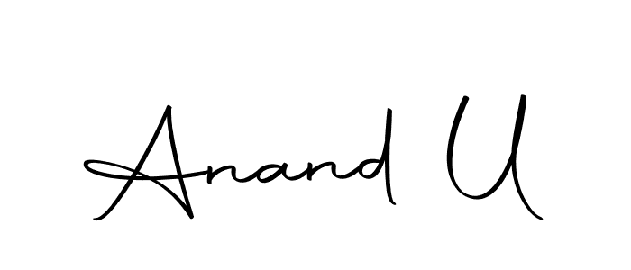 Best and Professional Signature Style for Anand U. Autography-DOLnW Best Signature Style Collection. Anand U signature style 10 images and pictures png