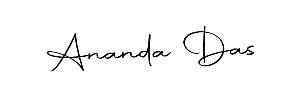 How to make Ananda Das name signature. Use Autography-DOLnW style for creating short signs online. This is the latest handwritten sign. Ananda Das signature style 10 images and pictures png