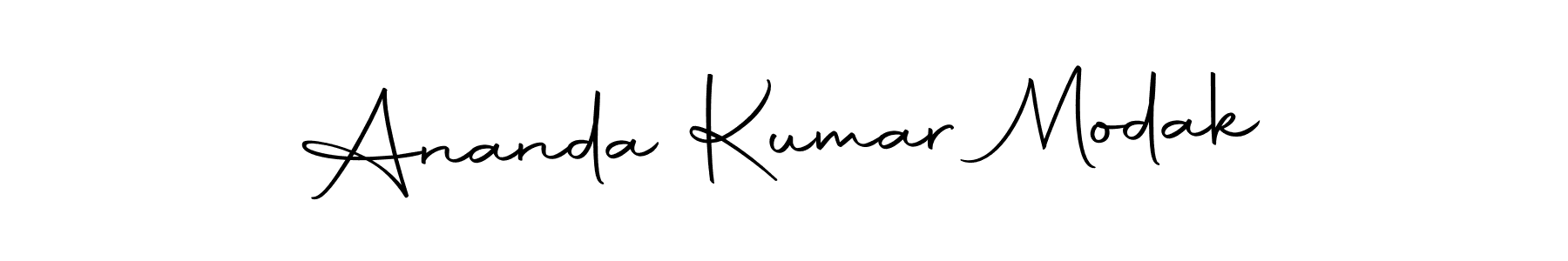 Make a beautiful signature design for name Ananda Kumar Modak. With this signature (Autography-DOLnW) style, you can create a handwritten signature for free. Ananda Kumar Modak signature style 10 images and pictures png