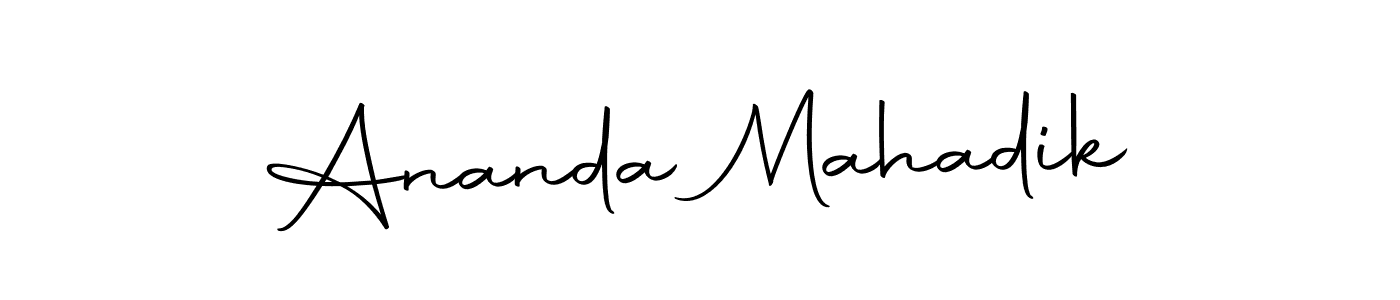 Autography-DOLnW is a professional signature style that is perfect for those who want to add a touch of class to their signature. It is also a great choice for those who want to make their signature more unique. Get Ananda Mahadik name to fancy signature for free. Ananda Mahadik signature style 10 images and pictures png