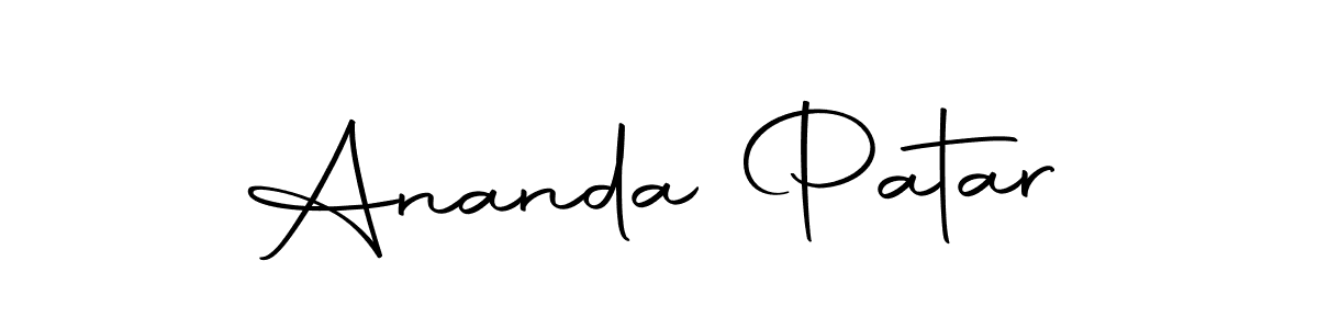 Use a signature maker to create a handwritten signature online. With this signature software, you can design (Autography-DOLnW) your own signature for name Ananda Patar. Ananda Patar signature style 10 images and pictures png
