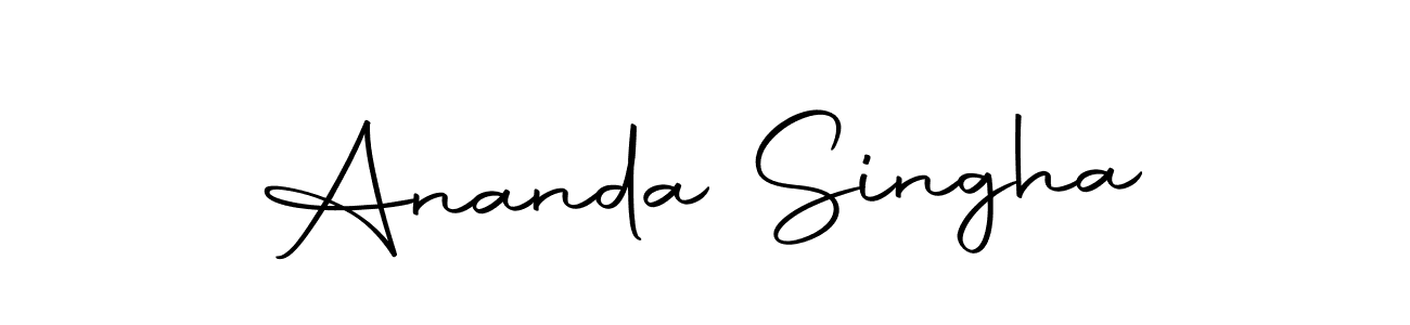 Once you've used our free online signature maker to create your best signature Autography-DOLnW style, it's time to enjoy all of the benefits that Ananda Singha name signing documents. Ananda Singha signature style 10 images and pictures png