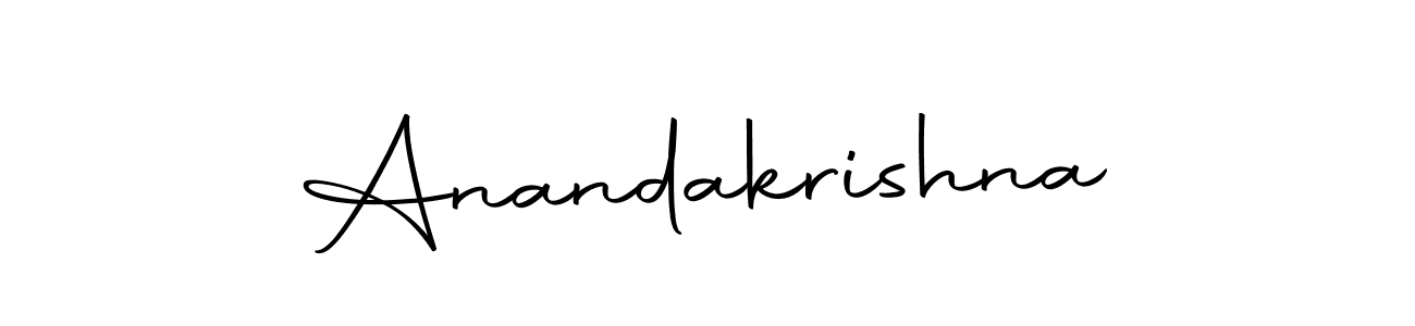 Make a beautiful signature design for name Anandakrishna. Use this online signature maker to create a handwritten signature for free. Anandakrishna signature style 10 images and pictures png