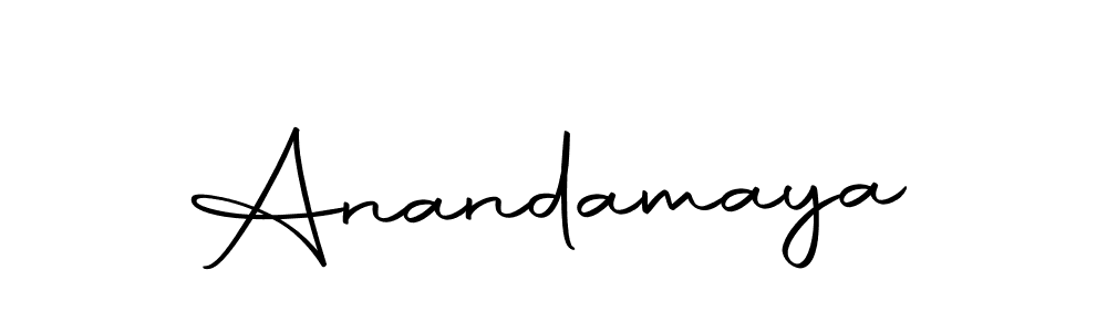 Here are the top 10 professional signature styles for the name Anandamaya. These are the best autograph styles you can use for your name. Anandamaya signature style 10 images and pictures png