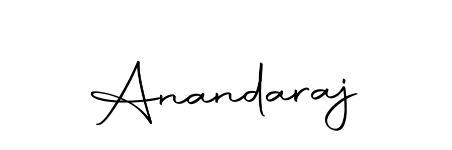 How to make Anandaraj signature? Autography-DOLnW is a professional autograph style. Create handwritten signature for Anandaraj name. Anandaraj signature style 10 images and pictures png