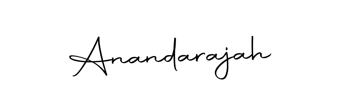 How to make Anandarajah name signature. Use Autography-DOLnW style for creating short signs online. This is the latest handwritten sign. Anandarajah signature style 10 images and pictures png