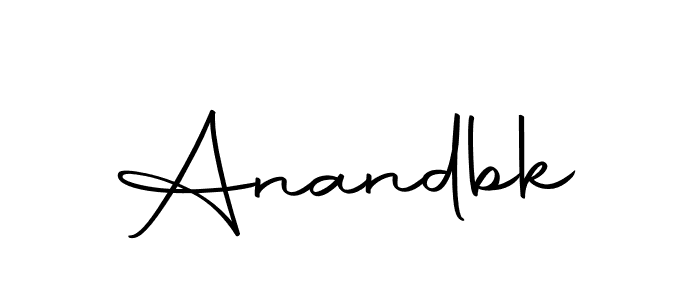 The best way (Autography-DOLnW) to make a short signature is to pick only two or three words in your name. The name Anandbk include a total of six letters. For converting this name. Anandbk signature style 10 images and pictures png