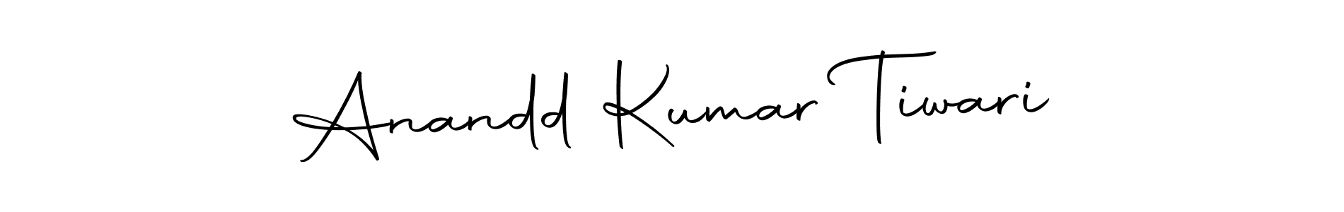 Make a beautiful signature design for name Anandd Kumar Tiwari. With this signature (Autography-DOLnW) style, you can create a handwritten signature for free. Anandd Kumar Tiwari signature style 10 images and pictures png