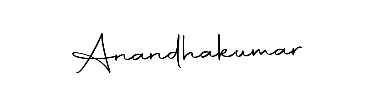 Make a beautiful signature design for name Anandhakumar. Use this online signature maker to create a handwritten signature for free. Anandhakumar signature style 10 images and pictures png