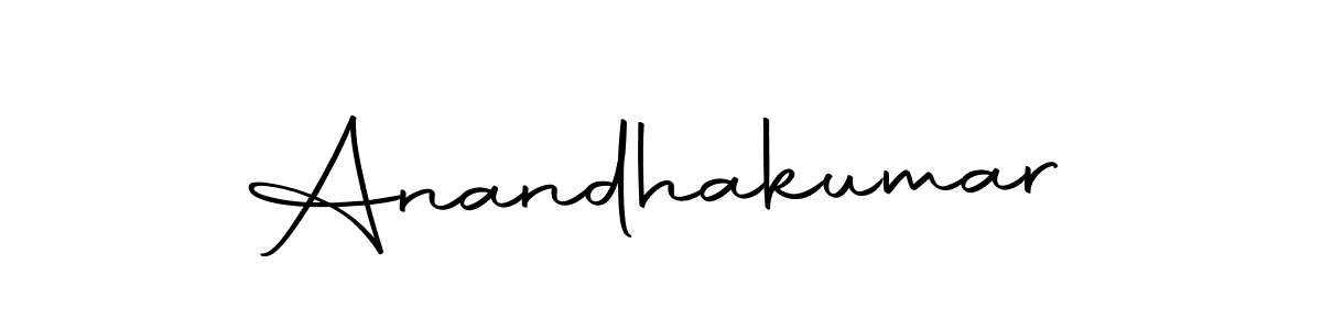 Make a beautiful signature design for name Anandhakumar. Use this online signature maker to create a handwritten signature for free. Anandhakumar signature style 10 images and pictures png