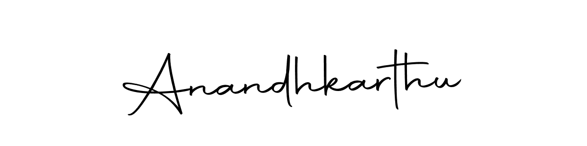 Anandhkarthu stylish signature style. Best Handwritten Sign (Autography-DOLnW) for my name. Handwritten Signature Collection Ideas for my name Anandhkarthu. Anandhkarthu signature style 10 images and pictures png