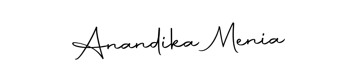 Also we have Anandika Menia name is the best signature style. Create professional handwritten signature collection using Autography-DOLnW autograph style. Anandika Menia signature style 10 images and pictures png