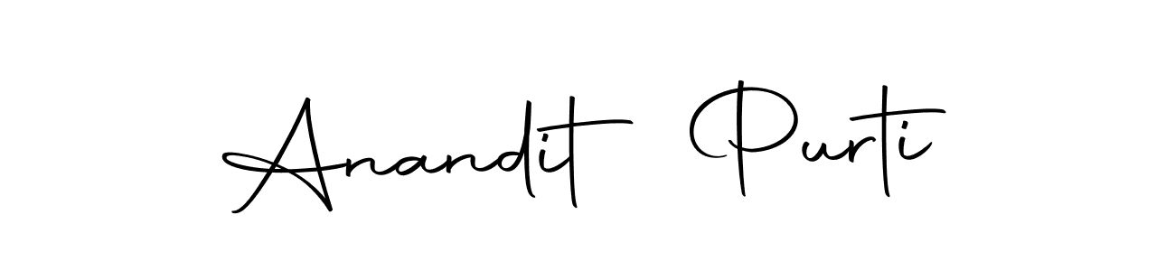 Use a signature maker to create a handwritten signature online. With this signature software, you can design (Autography-DOLnW) your own signature for name Anandit Purti. Anandit Purti signature style 10 images and pictures png