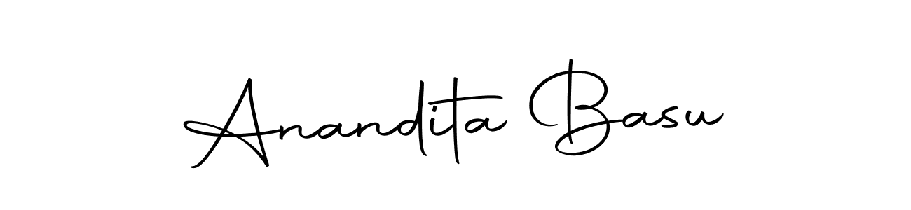 Design your own signature with our free online signature maker. With this signature software, you can create a handwritten (Autography-DOLnW) signature for name Anandita Basu. Anandita Basu signature style 10 images and pictures png