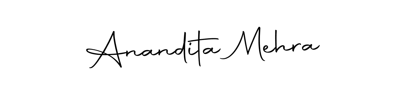 How to make Anandita Mehra signature? Autography-DOLnW is a professional autograph style. Create handwritten signature for Anandita Mehra name. Anandita Mehra signature style 10 images and pictures png