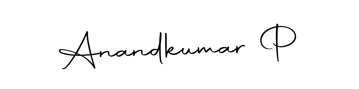 Autography-DOLnW is a professional signature style that is perfect for those who want to add a touch of class to their signature. It is also a great choice for those who want to make their signature more unique. Get Anandkumar P name to fancy signature for free. Anandkumar P signature style 10 images and pictures png