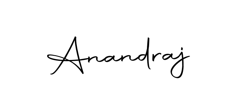 How to make Anandraj name signature. Use Autography-DOLnW style for creating short signs online. This is the latest handwritten sign. Anandraj signature style 10 images and pictures png