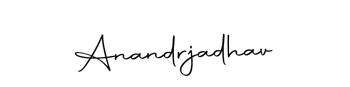 Design your own signature with our free online signature maker. With this signature software, you can create a handwritten (Autography-DOLnW) signature for name Anandrjadhav. Anandrjadhav signature style 10 images and pictures png