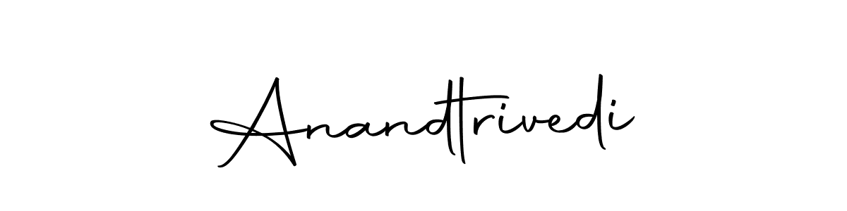 Make a beautiful signature design for name Anandtrivedi. With this signature (Autography-DOLnW) style, you can create a handwritten signature for free. Anandtrivedi signature style 10 images and pictures png