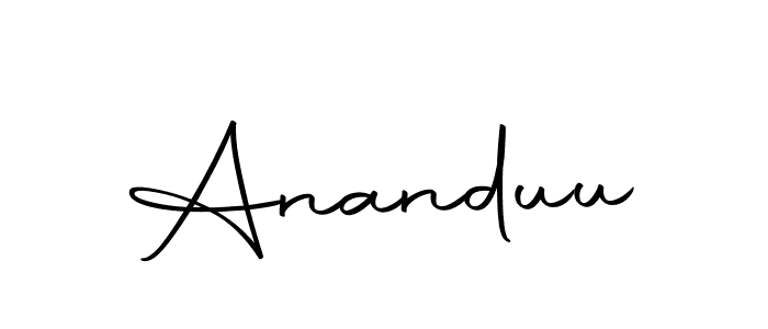 Also we have Ananduu name is the best signature style. Create professional handwritten signature collection using Autography-DOLnW autograph style. Ananduu signature style 10 images and pictures png