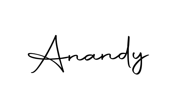 How to make Anandy signature? Autography-DOLnW is a professional autograph style. Create handwritten signature for Anandy name. Anandy signature style 10 images and pictures png