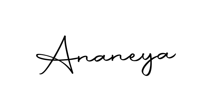 How to make Ananeya signature? Autography-DOLnW is a professional autograph style. Create handwritten signature for Ananeya name. Ananeya signature style 10 images and pictures png