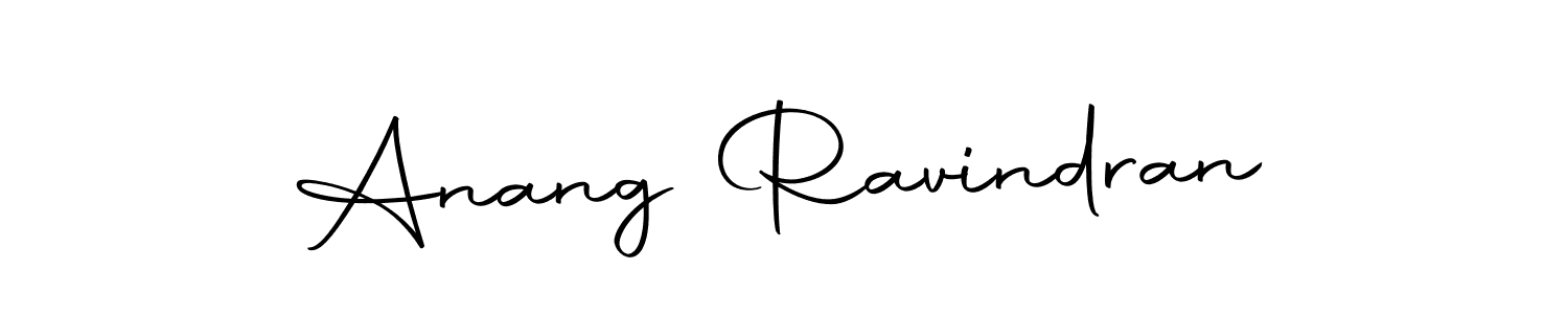 Make a short Anang Ravindran signature style. Manage your documents anywhere anytime using Autography-DOLnW. Create and add eSignatures, submit forms, share and send files easily. Anang Ravindran signature style 10 images and pictures png