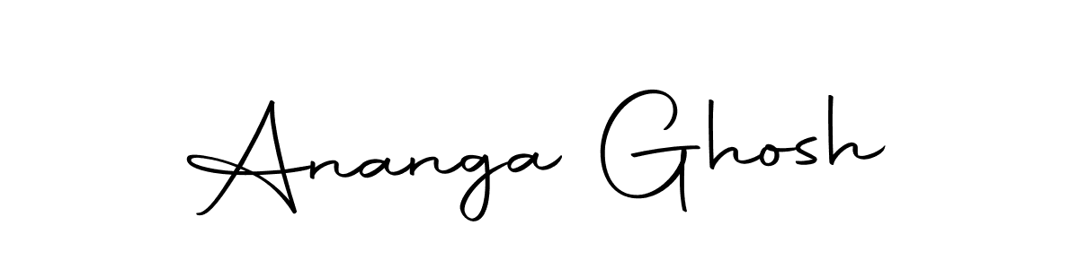 How to make Ananga Ghosh name signature. Use Autography-DOLnW style for creating short signs online. This is the latest handwritten sign. Ananga Ghosh signature style 10 images and pictures png