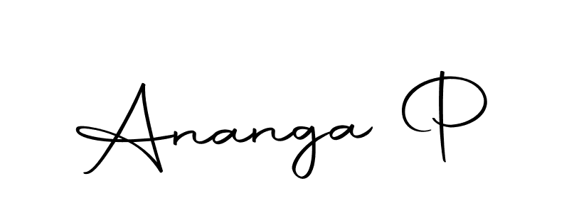 You should practise on your own different ways (Autography-DOLnW) to write your name (Ananga P) in signature. don't let someone else do it for you. Ananga P signature style 10 images and pictures png