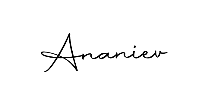 You can use this online signature creator to create a handwritten signature for the name Ananiev. This is the best online autograph maker. Ananiev signature style 10 images and pictures png