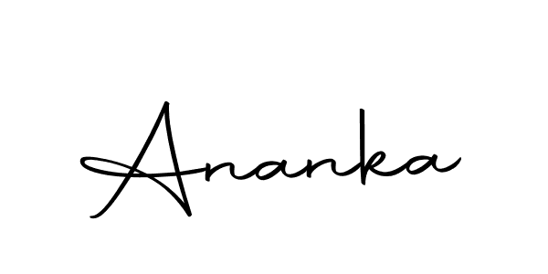 Make a beautiful signature design for name Ananka. With this signature (Autography-DOLnW) style, you can create a handwritten signature for free. Ananka signature style 10 images and pictures png