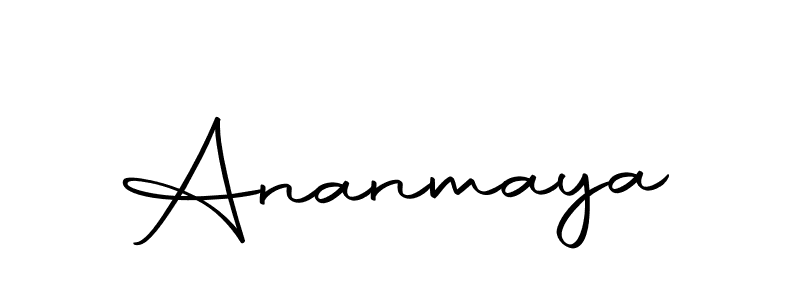 How to make Ananmaya signature? Autography-DOLnW is a professional autograph style. Create handwritten signature for Ananmaya name. Ananmaya signature style 10 images and pictures png