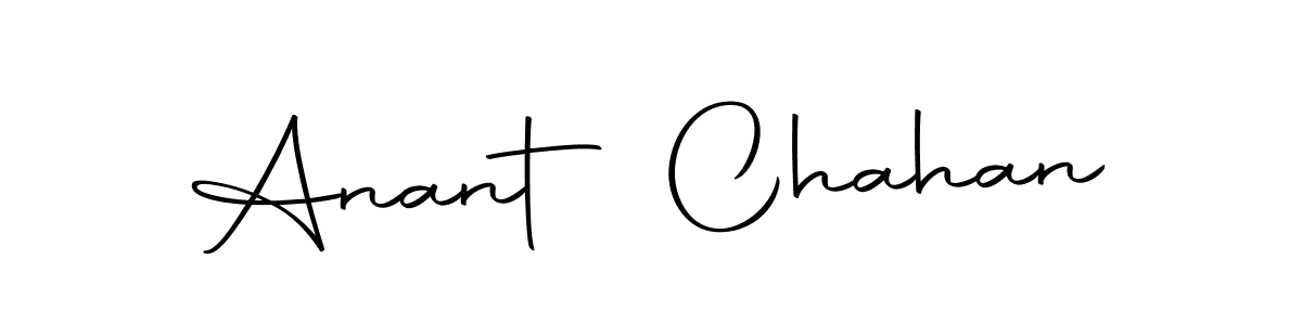 Create a beautiful signature design for name Anant Chahan. With this signature (Autography-DOLnW) fonts, you can make a handwritten signature for free. Anant Chahan signature style 10 images and pictures png