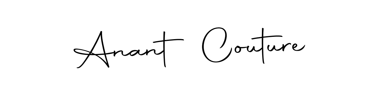 How to make Anant Couture name signature. Use Autography-DOLnW style for creating short signs online. This is the latest handwritten sign. Anant Couture signature style 10 images and pictures png