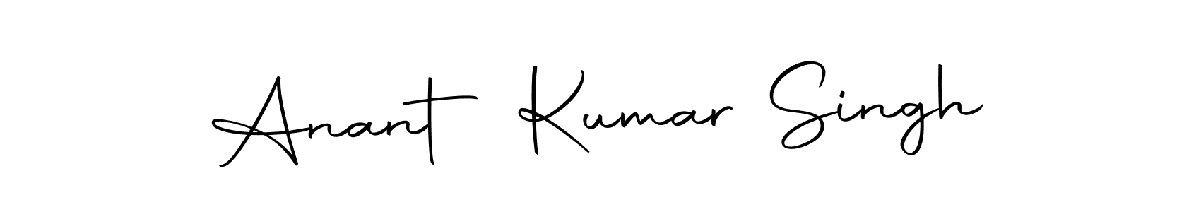 Make a beautiful signature design for name Anant Kumar Singh. Use this online signature maker to create a handwritten signature for free. Anant Kumar Singh signature style 10 images and pictures png