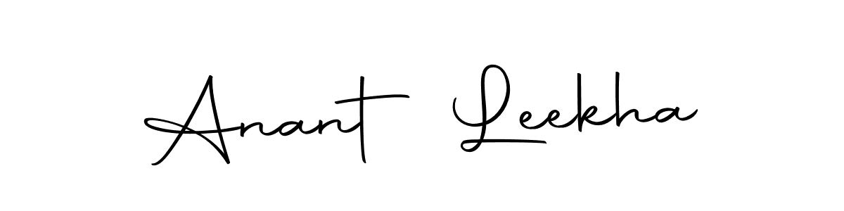 Make a beautiful signature design for name Anant Leekha. With this signature (Autography-DOLnW) style, you can create a handwritten signature for free. Anant Leekha signature style 10 images and pictures png