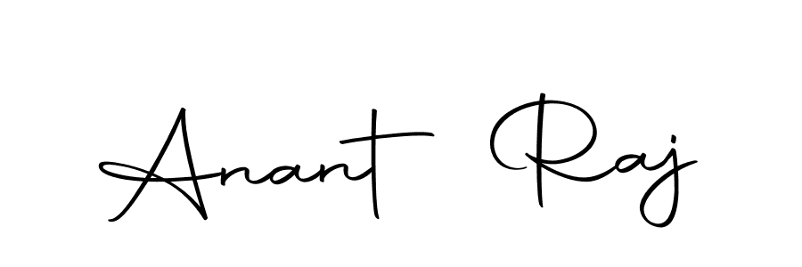 How to make Anant Raj name signature. Use Autography-DOLnW style for creating short signs online. This is the latest handwritten sign. Anant Raj signature style 10 images and pictures png