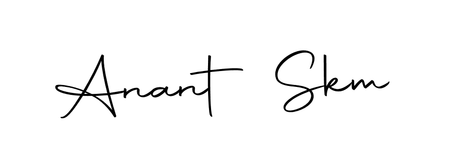 This is the best signature style for the Anant Skm name. Also you like these signature font (Autography-DOLnW). Mix name signature. Anant Skm signature style 10 images and pictures png