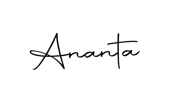 Also we have Ananta name is the best signature style. Create professional handwritten signature collection using Autography-DOLnW autograph style. Ananta signature style 10 images and pictures png