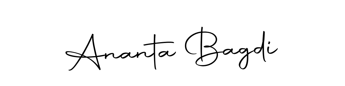 Ananta Bagdi stylish signature style. Best Handwritten Sign (Autography-DOLnW) for my name. Handwritten Signature Collection Ideas for my name Ananta Bagdi. Ananta Bagdi signature style 10 images and pictures png