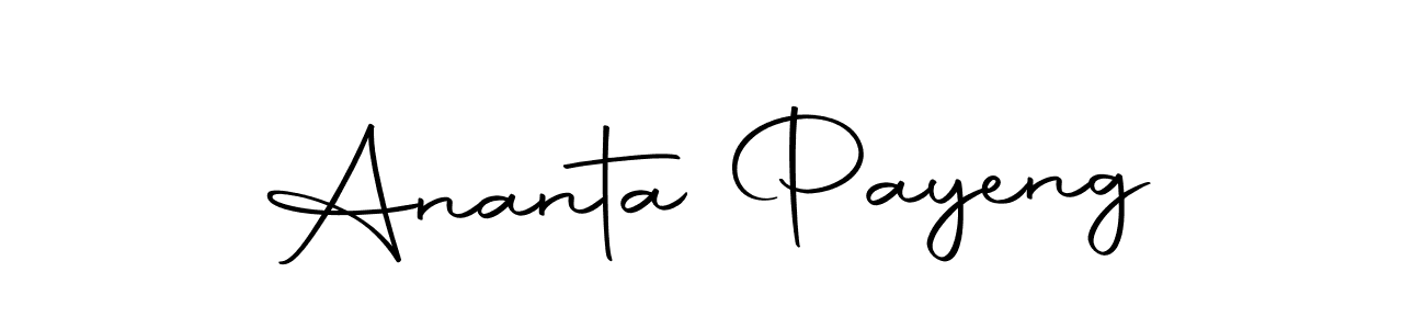 Here are the top 10 professional signature styles for the name Ananta Payeng. These are the best autograph styles you can use for your name. Ananta Payeng signature style 10 images and pictures png