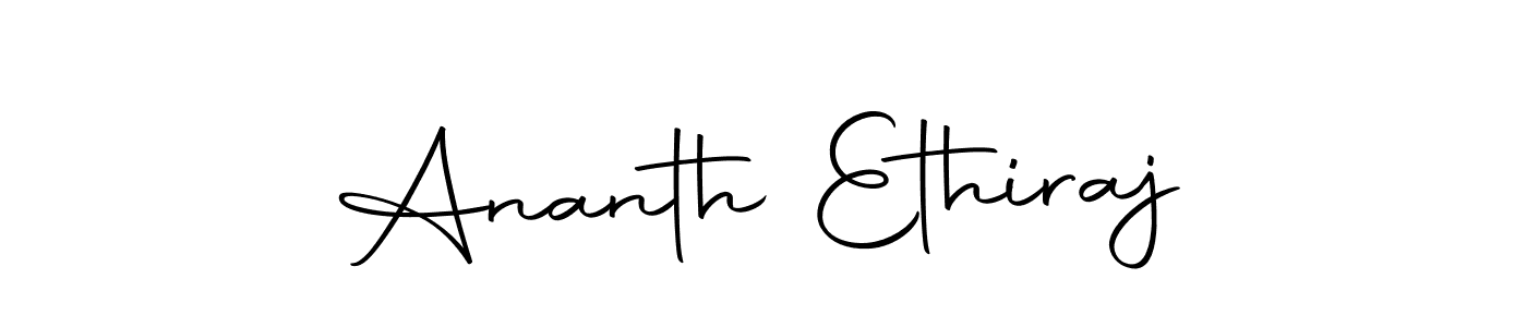 Make a short Ananth Ethiraj signature style. Manage your documents anywhere anytime using Autography-DOLnW. Create and add eSignatures, submit forms, share and send files easily. Ananth Ethiraj signature style 10 images and pictures png