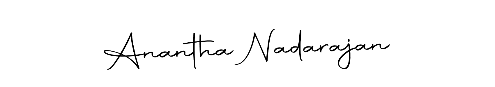 The best way (Autography-DOLnW) to make a short signature is to pick only two or three words in your name. The name Anantha Nadarajan include a total of six letters. For converting this name. Anantha Nadarajan signature style 10 images and pictures png
